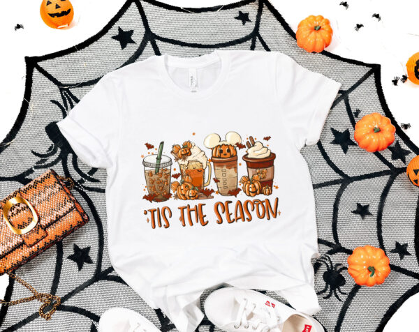 Tis’ The Season Fall Shirt Pumpkin Halloween