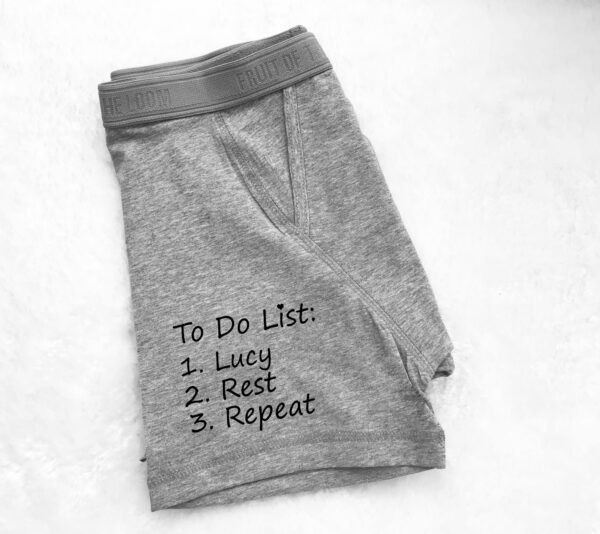 To Do List Personalized Boxers For Men