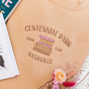 Vintage Embroidered Sweatshirt Nashville Centennial Park