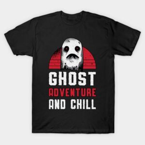 Vintage Halloween Shirt Ghost Adventure And Chill