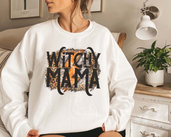 Witchy Mama Halloween Sweatshirt