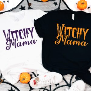 Witchy Mama Shirt Happy Halloween Mom Shirt