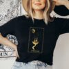 Vintage Halloween Horror Movie Tarot Cards Shirt