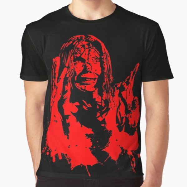 Carrie T-Shirt Horror Film Graphic Tee Gift For Scary Movie Lover