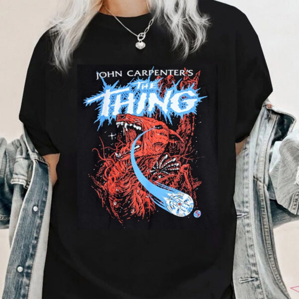 Halloween Movie T-Shirt The Thing Horror Film Shirt For Fan