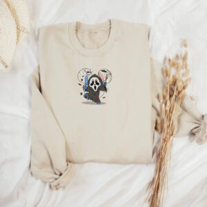 Vintage Embroidered Sweatshirt Inspired Ghostface And Stitch