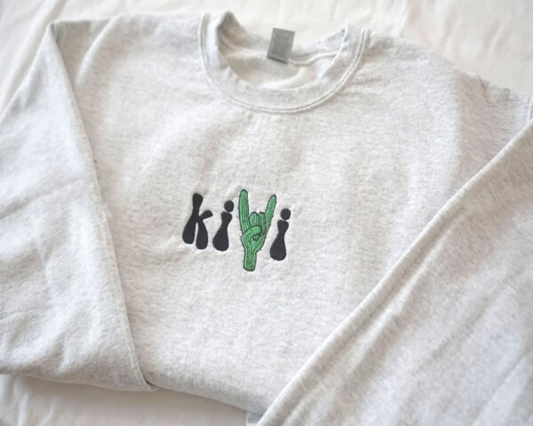 Harry Styles Embroidered Sweatshirt Hoodie Tee Kiwi Gift For Fan