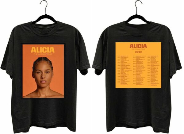 Alicia Keys The World Tour 2022 T Shirt