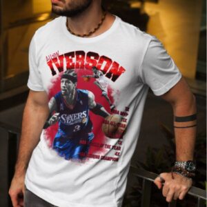 Allen Iverson T-Shirt AI Graphic Tee Gift For Basketball Lover