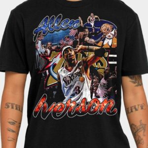 Allen Iverson T-Shirt The Philadelphia 76ers Gift For Basketball Lover