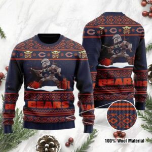 Baby Yoda Ugly Christmas Sweater Boba Fett The Mandalorian Bears