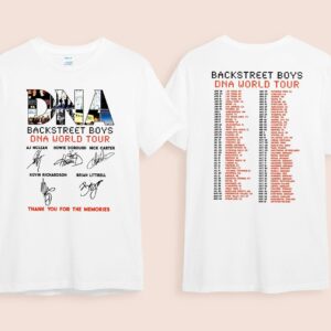 Backstreet Boys DNA World Tour 2022 T-shirt BSB Concert Tee