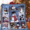 Snowman Christmas Blanket There’s Snowplay Like Home