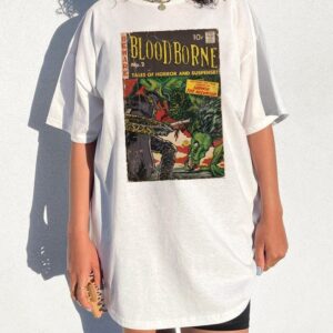 Bloodborne Shirt Comic Cover Fan Art Vintage