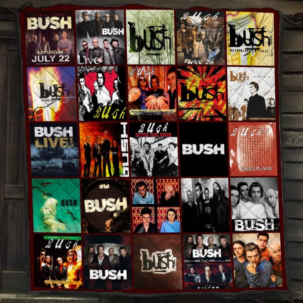 Bush Band Quilt Blanket Gift For Rock Music Fans Bedding Set