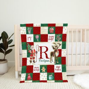 Christmas Santa Baby Blanket Happy Holidays Bedding