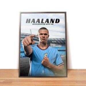 Erling Haaland Manchester City FC Poster