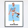 Erling Haaland Manchester City FC Poster