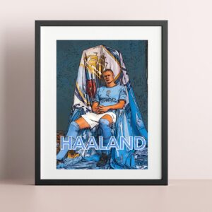 Erling Haaland Manchester City Season 2022/23 Poster