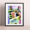 Erling Haaland’s Happiness Manchester City Season 2022/23 Poster