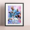 Erling Haaland Number 9 Manchester City Season 2022/2023 Poster