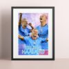 Erling Haaland Manchester City Season 2022/23 Poster Gifts For Him