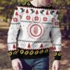 Jack Skellington Nice Or Naughty Ugly Christmas Sweater