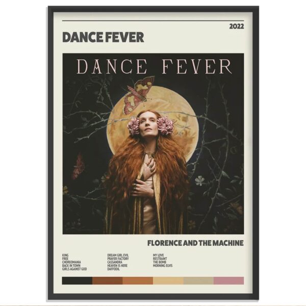 Florence And The Machine Poster Dance Fever 2022 Print Wall Art Home Decor