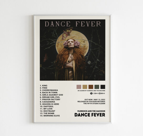 Florence And The Machine Posters Dance Fever Album Cover Poster