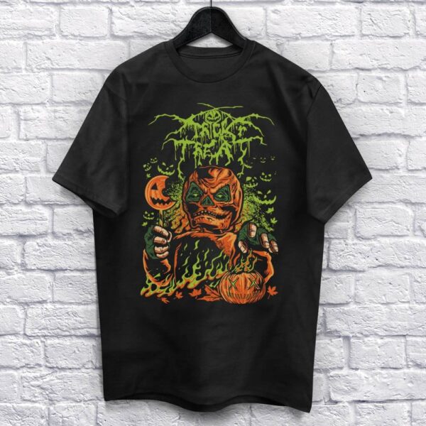 Halloween Horror Metal Pumpkin Shirts