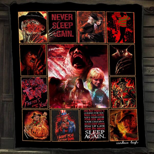 Halloween Movie Blanket Freddy Krueger A Nightmare On Elm Street Horror