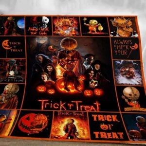 Halloween Movie Blanket Horror Characters Trich Or Treet