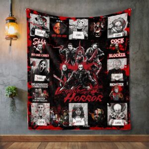 Halloween Movie Blanket Legend Of Horror Quilt