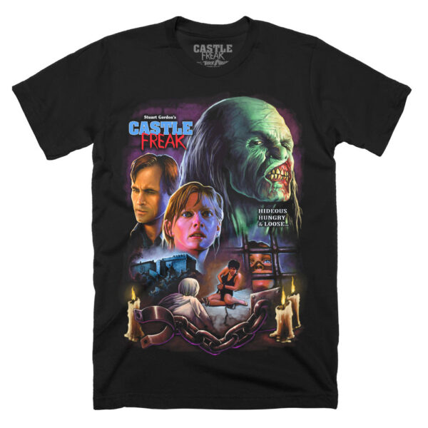 Halloween Movie T-shirt Castle Freak Darkness Has Awakened