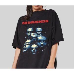 Halloween Movie T-Shirt Rammstein Sehnsucht Vintage Faded Shirt