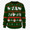 Ugly Anime Christmas Sweater Garfield Cat