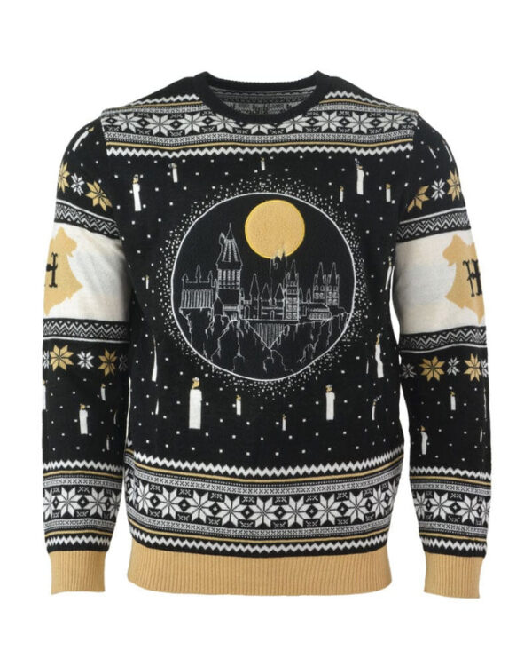 Harry Potter Ugly Christmas Sweater Hogwarts Castle