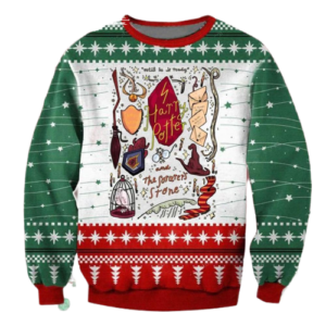 Harry Potter Ugly Christmas Sweater The Sorcerer’s Stone