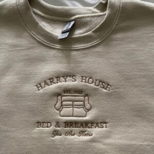 Harry Styles Embroidered Sweatshirt Harry's House Est [year]