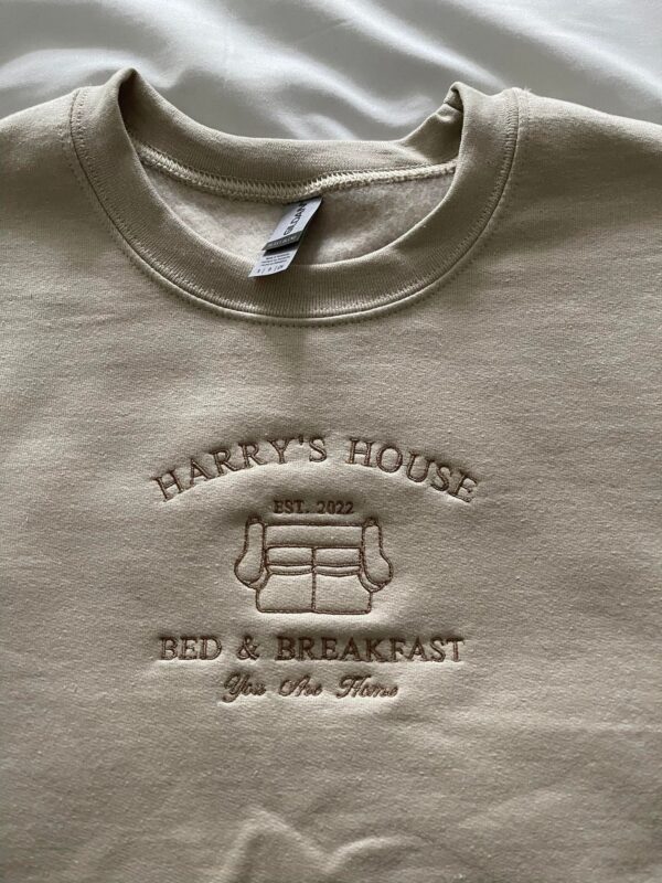 Harry Styles Embroidered Sweatshirt Harry’s House Est 2024