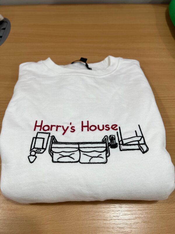 Harry Styles Embroidered Sweatshirt Harry’s House Vintage