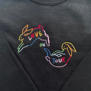 Harry Styles Embroidered Sweatshirt Inspired Love On Tour 2022