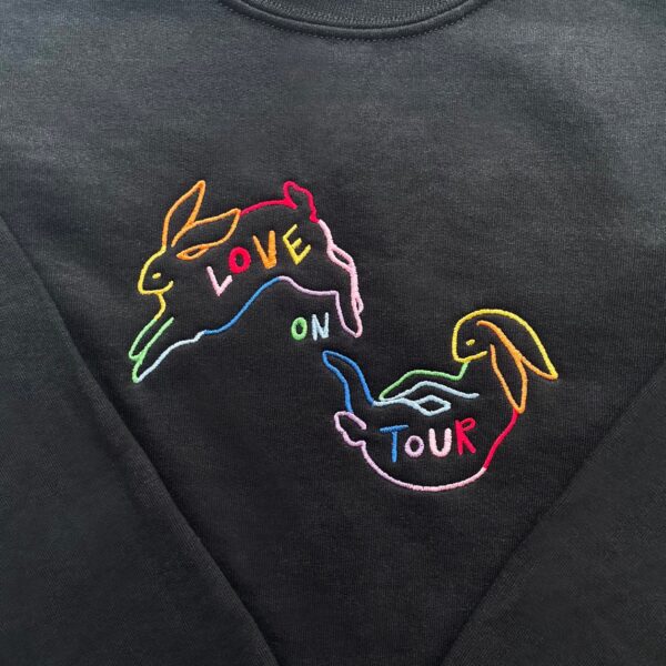 Harry Styles Embroidered Sweatshirt Inspired Love On Tour 2022