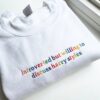 Harry Styles Embroidered Sweatshirt Hoodie Tee There’s No Place Like Home