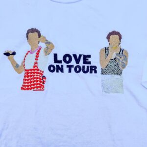 Harry Styles Embroidered Sweatshirt Love On Tour For Fan