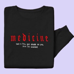 Harry Styles Embroidered Sweatshirt Medicine Song Gift For Fan