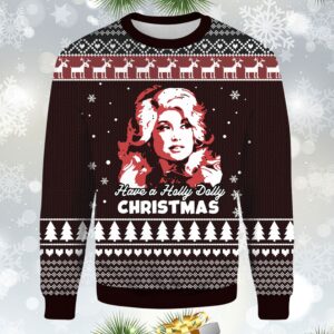 Holly Dolly Christmas Shirt Parton Ugly Sweater