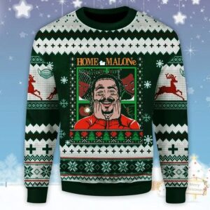 Home Malone Ugly Christmas Sweater