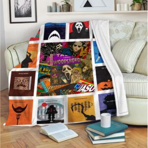 Horror Movie Blanket Favorite Character Scary Movies