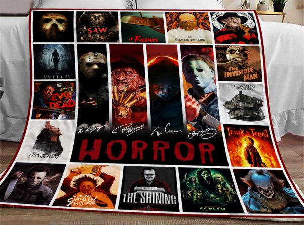 Horror Movie Blanket For Lover